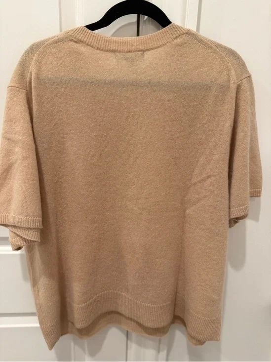 Banana Republic Luna Cashmere Sweater Top XL Sandstorm - Picture 2 of 5